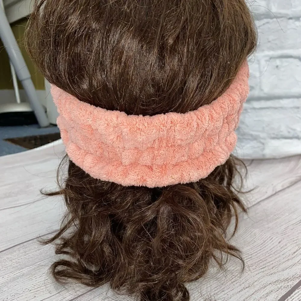 Headband elastic wrap w/bow little girls